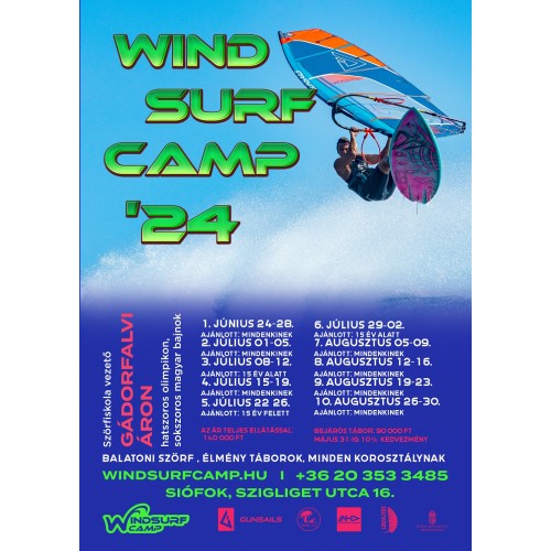 Nyári szörftábor - Windsurf Camp