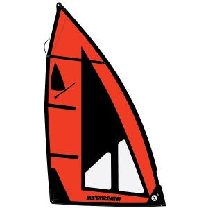 Windsurfer LT vitorla (piros/fekete)